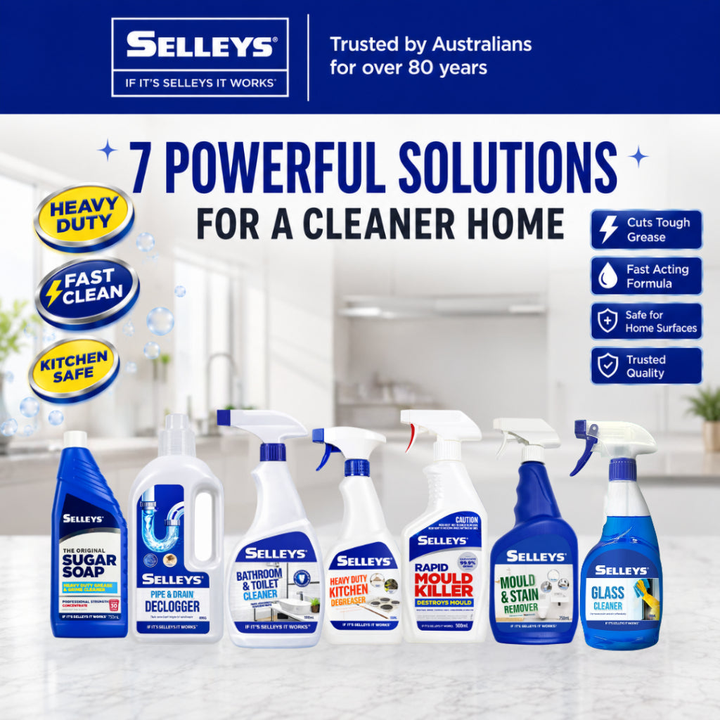Selleys Complete Home Cleaning Supplies Set – Deep Cleaning, Mould Removal & ...