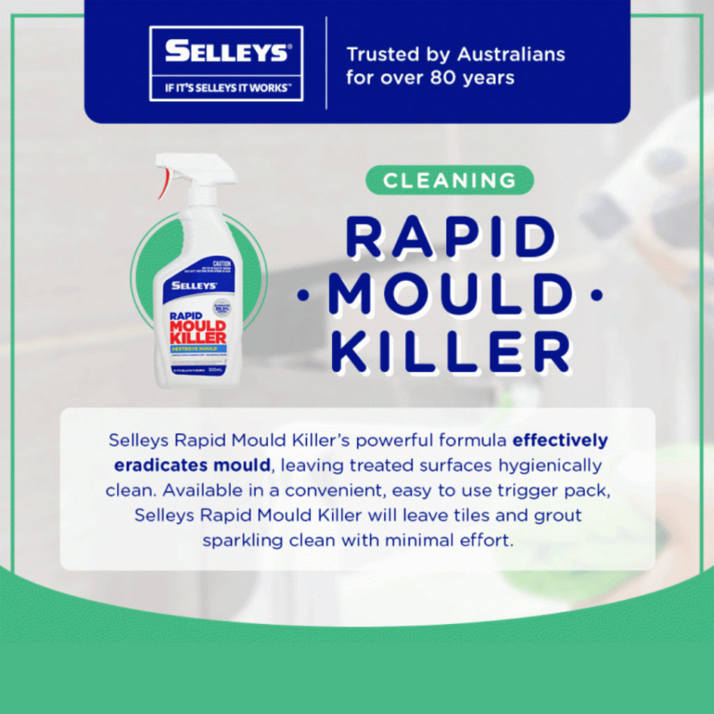 [BUY 1 FREE 1]Selleys Rapid Mould Killer 500ml | Instant Mould & Mildew Remov...