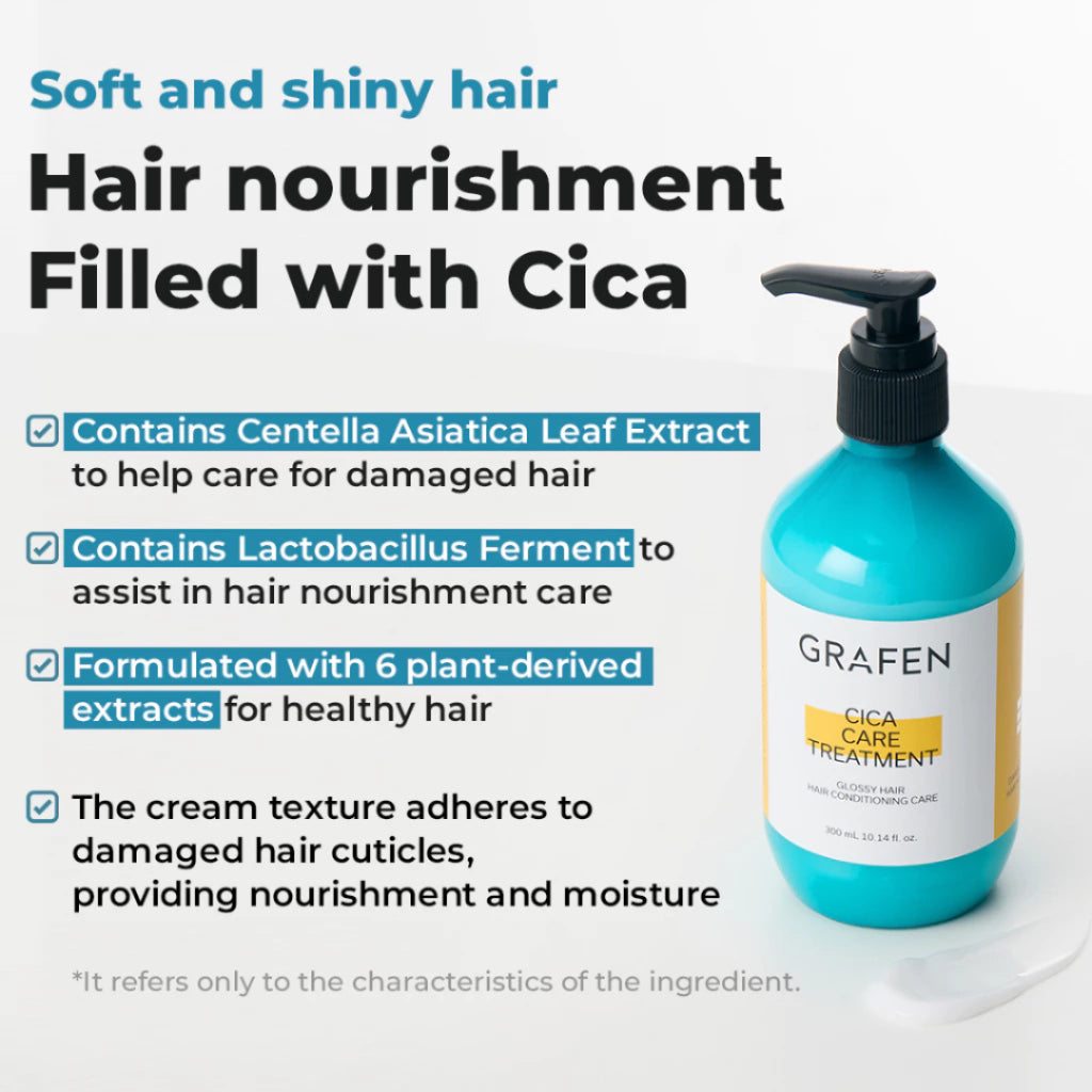 [READY STOCK] GRAFEN Cica Care Treatment for Smooth and Healthy Hair 300ml