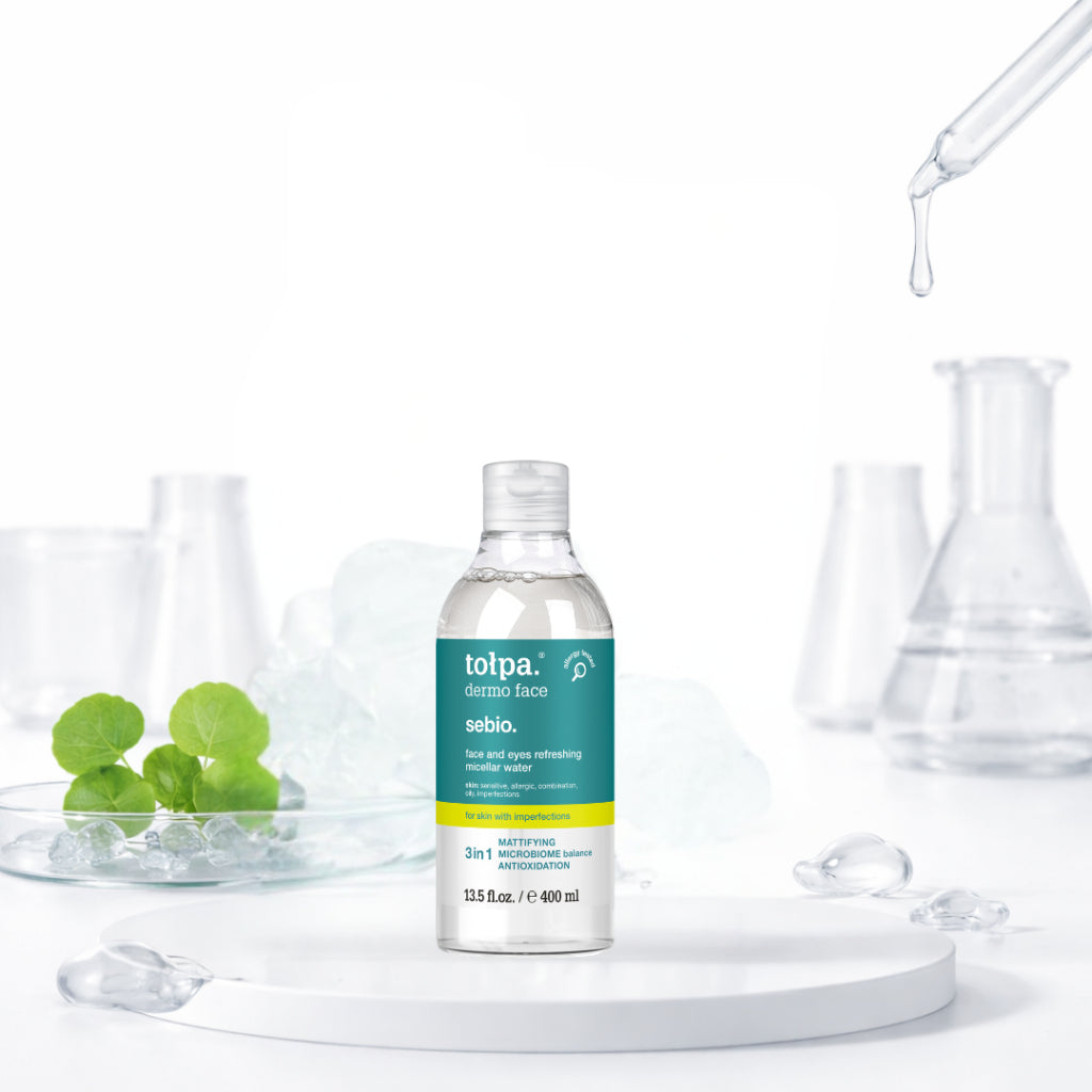 Tolpa Sebio. Oil Control Skincare Set | Cleanser | Micellar Water | Mattifying Cream
