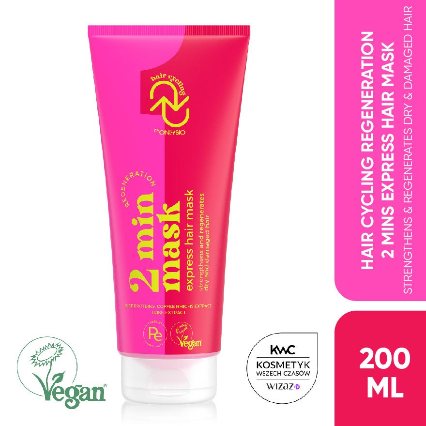 ONLYBIO Hair Cycling Regeneration 2 Mins Express Hair Mask | Quick Nourishing Hair Treatment for Smooth & Soft Hair