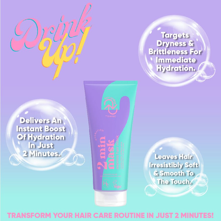 ONLYBIO Hair Cycling Hydration 2 Mins Express Hair Mask | Quick Nourishing Hair Mask for Smooth & Soft Hair