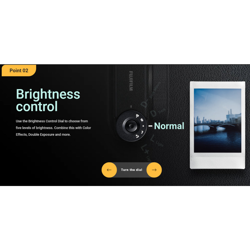 Fujifilm Instax Mini 99 Instant Camera / Analog Camera With Built-in LED Lights