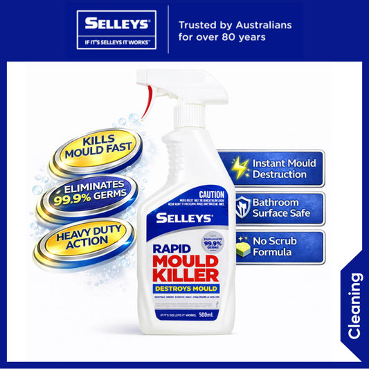 Selleys Rapid Mould Killer 500ml | Instant Mould & Mildew Removal | Bathroom ...