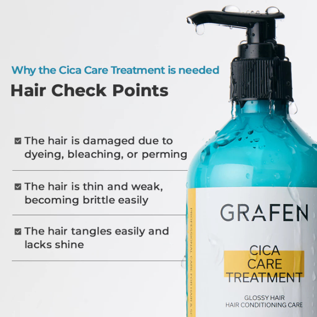 [READY STOCK] GRAFEN Cica Care Treatment for Smooth and Healthy Hair 300ml