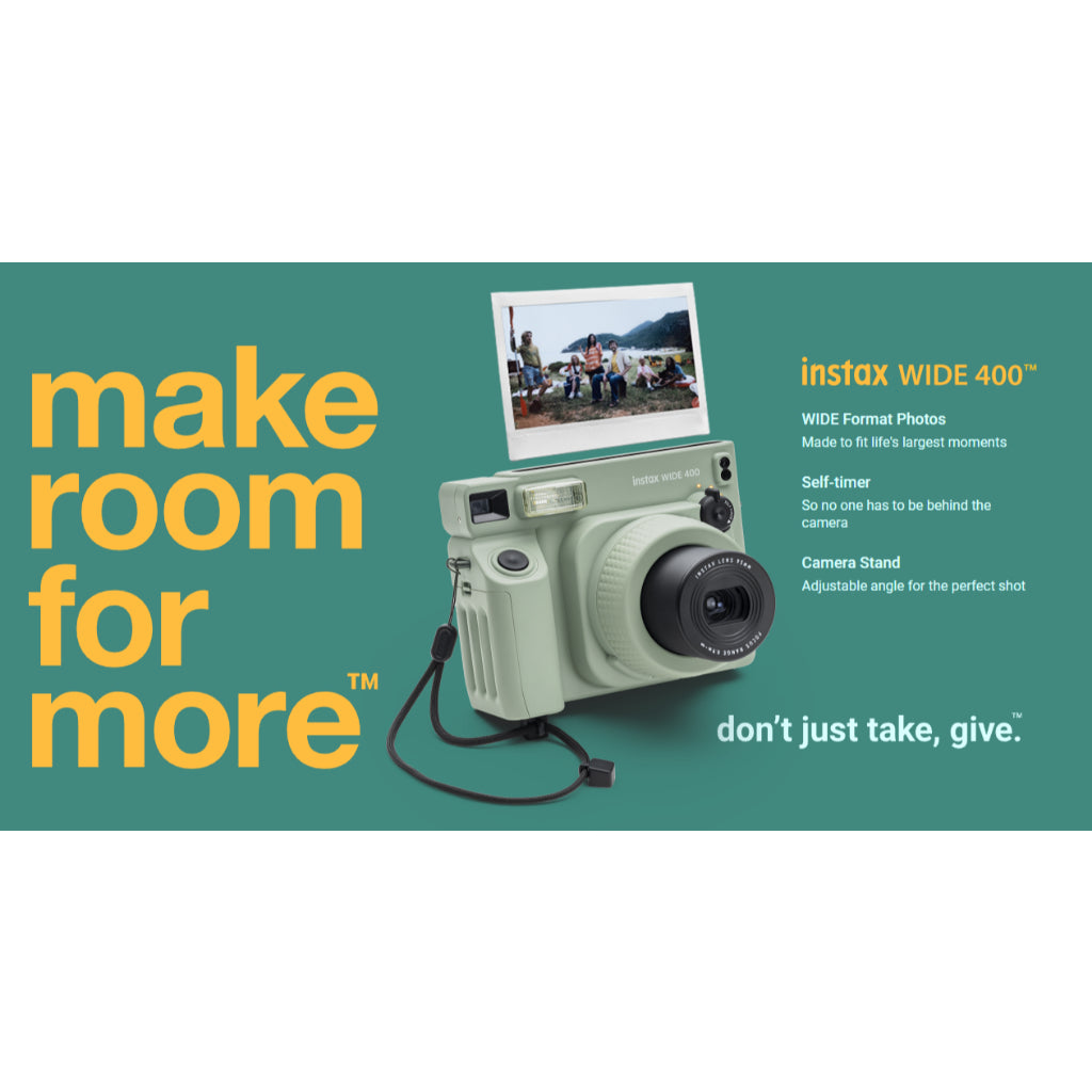 Fujifilm Instax Wide 400 - Instant Camera with Self Timer Wide Format Photo
