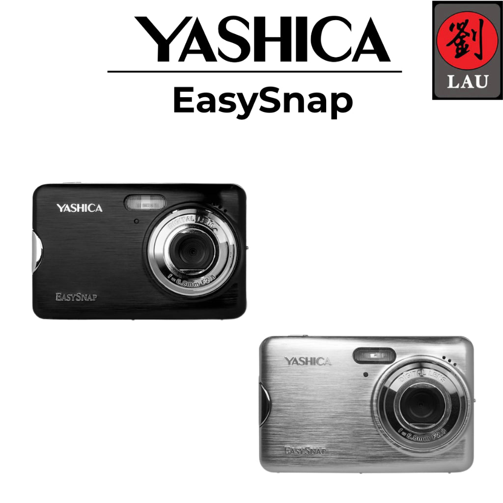 Yashica EasySnap Digital Camera (Black/Silver) [1-YEAR WARRANTY]