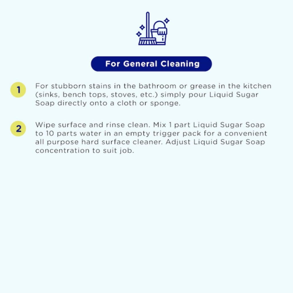 Selleys Sugar Soap 750ml | Pre-Paint Cleaner | Grease, Grime & Dirt Remover |...
