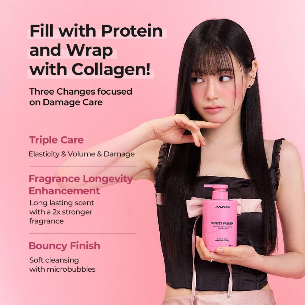 JULYME Perfume Hair Treatment 500ml | Damage Care Keratin | Frizzy Hair Solution, Smooth & Shine, Anti Hair Loss | Korea