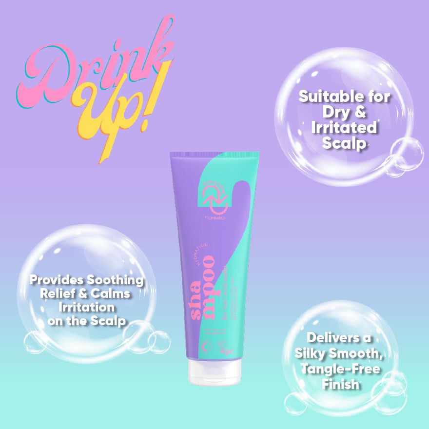 ONLYBIO Hair Cycling Hydration Shampoo for Hair & Scalp | Moisturizing Scalp Care Shampoo for Dry, Frizzy & Damaged Hair