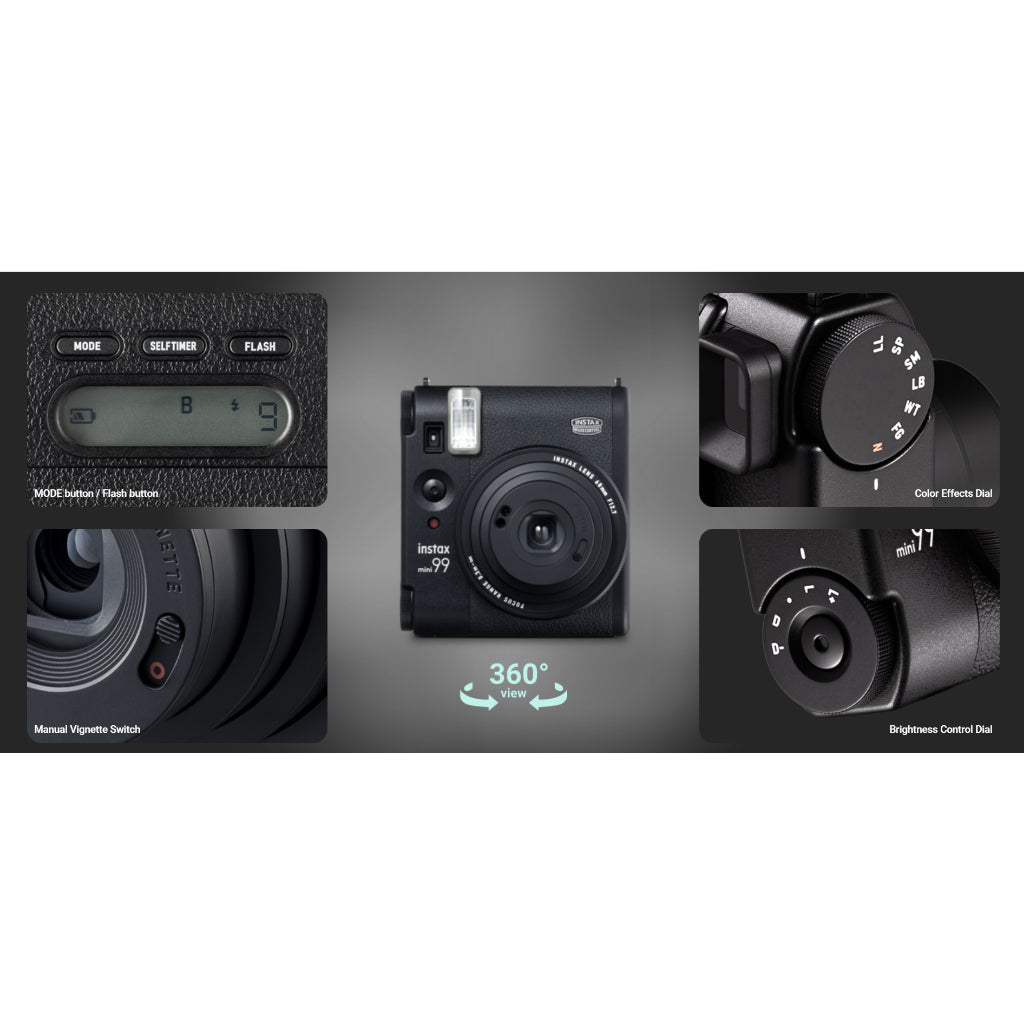 Fujifilm Instax Mini 99 Instant Camera / Analog Camera With Built-in LED Lights