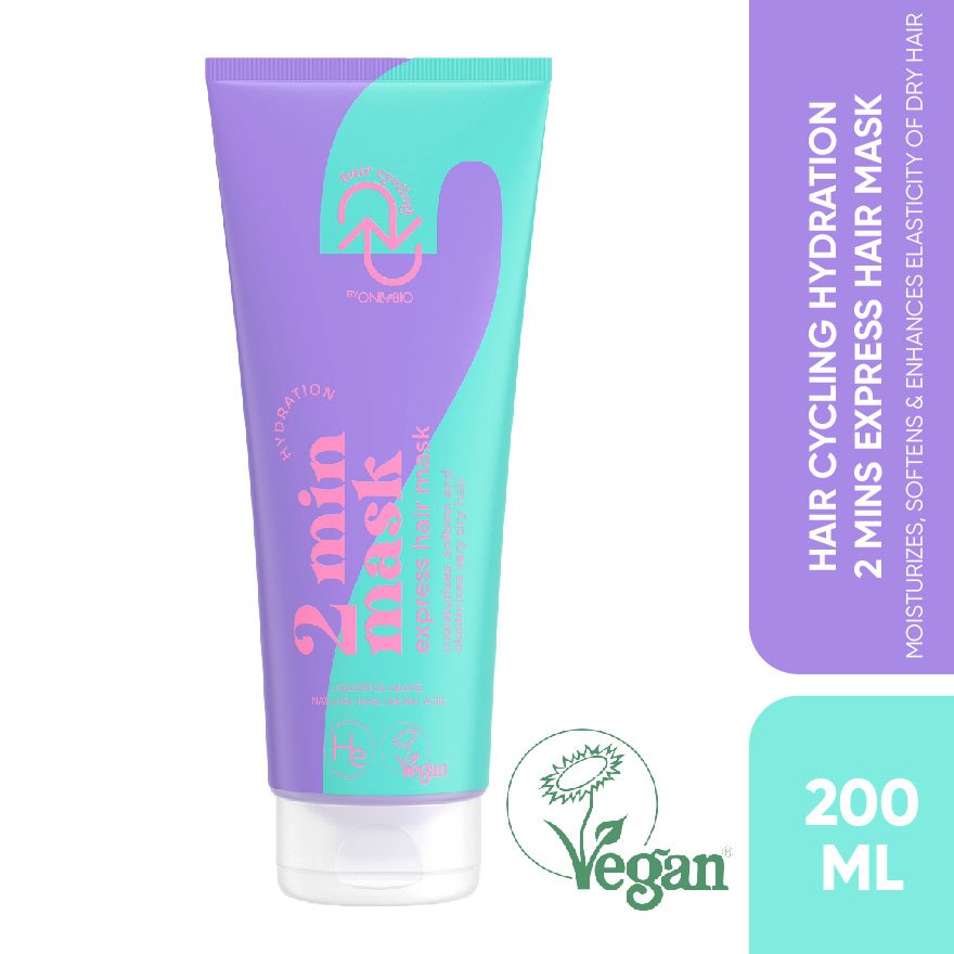 ONLYBIO Hair Cycling Hydration 2 Mins Express Hair Mask | Quick Nourishing Hair Mask for Smooth & Soft Hair