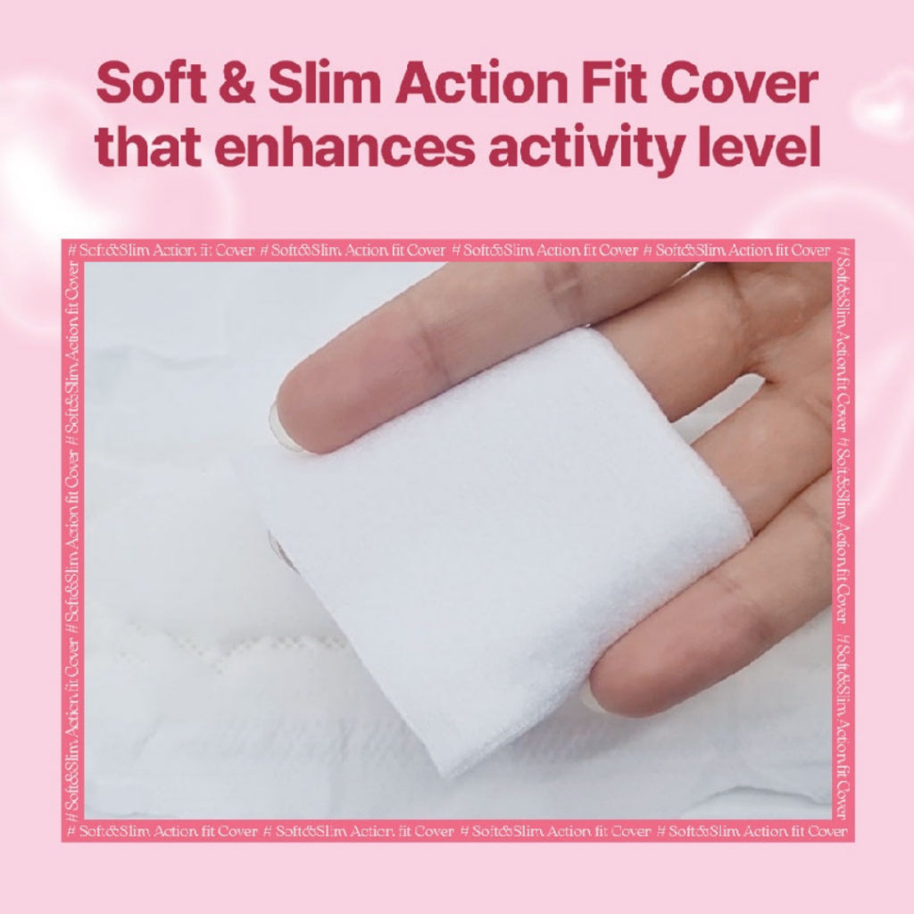 SECRETDAY Love Plus Line Up Sanitary Pad | Action Wear | Strong Absorption | Prevent Leakage | Suitable for Sport Wear