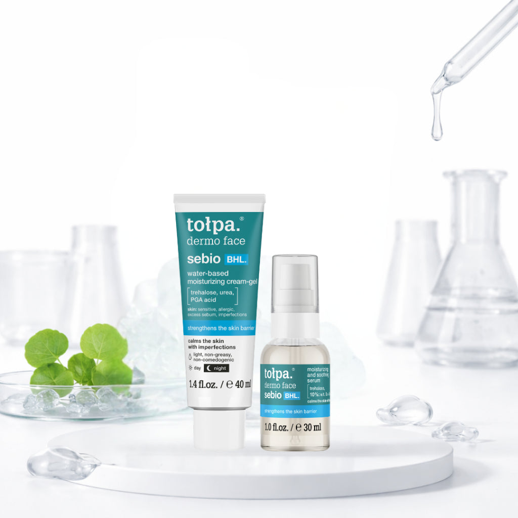 Tolpa Sebio BHL Repair Skincare Set | Cleanser | Essence | Serum | Moisturizer