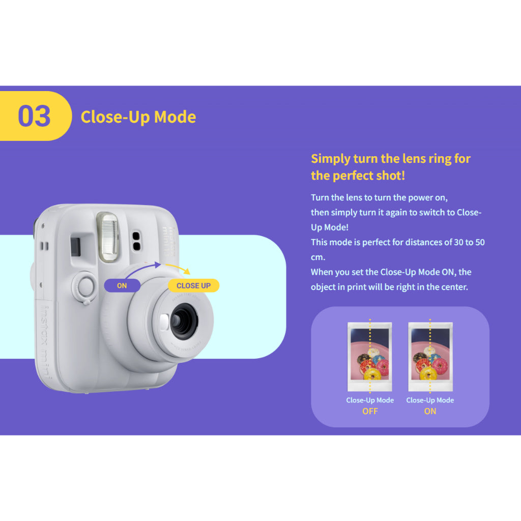 Fujifilm Instax NEW Mini 13 Creator Kit Instant Film Camera  Assorted Colour (Fujifilm Malaysia Warranty)
