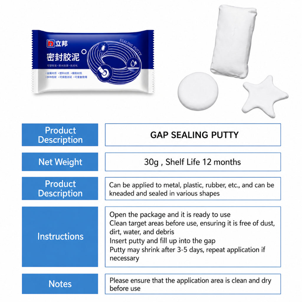 Nippon Paint Gap Sealing Putty 30g Wall Crack Hole Repair Filler Waterproof S...