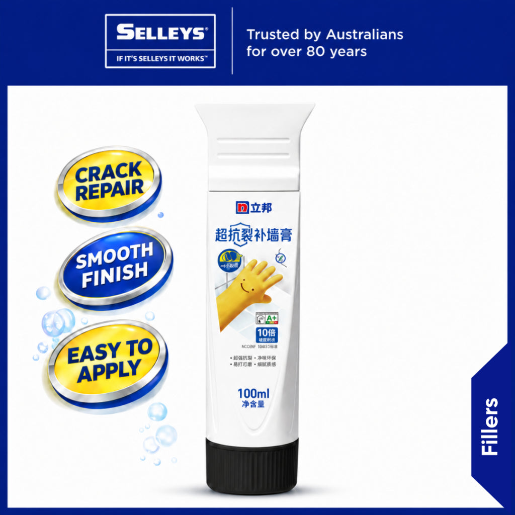 Nippon Paint Crack Resistant Wall Putty 100ml White DIY Wall Repair Filler fo...