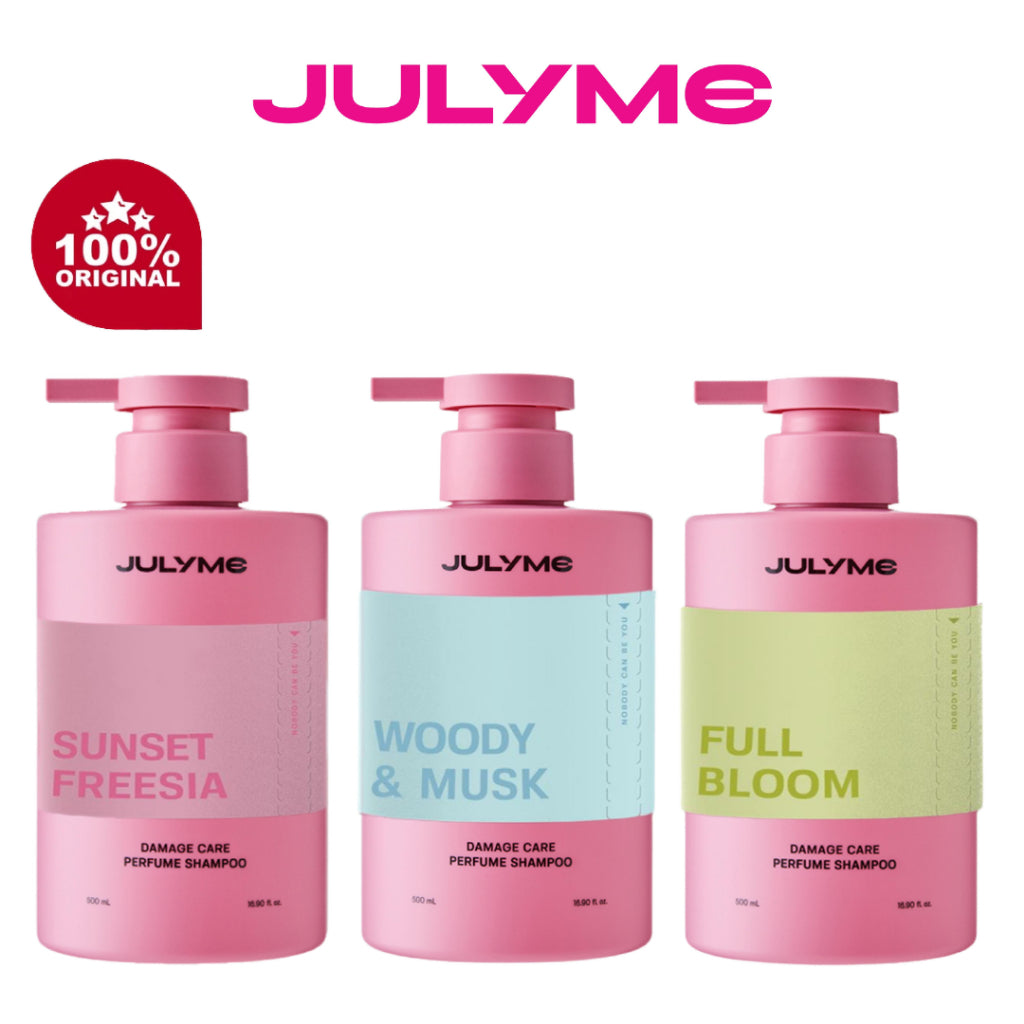 JULYME Perfume Hair Shampoo 500ml | Damage Care Keratin | Anti Hair Loss, Frizzy Hair Solution, Smooth & Shine | Korea