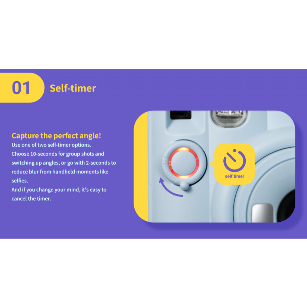 Fujifilm Instax NEW Mini 13 Creator Kit Instant Film Camera  Assorted Colour (Fujifilm Malaysia Warranty)