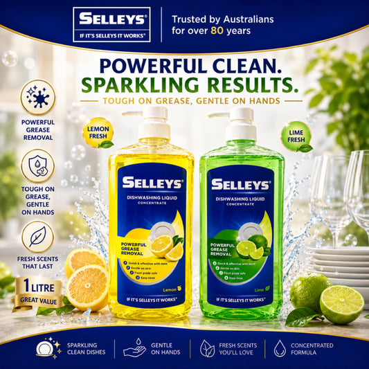 Selleys Dishwashing Liquid Concentrate 2L | Powerful Grease Removal | Gentle ...