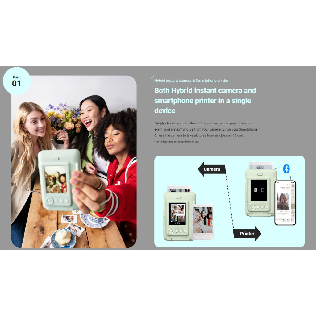Fujifilm Instax Mini LiPlay Hybrid Instant Camera