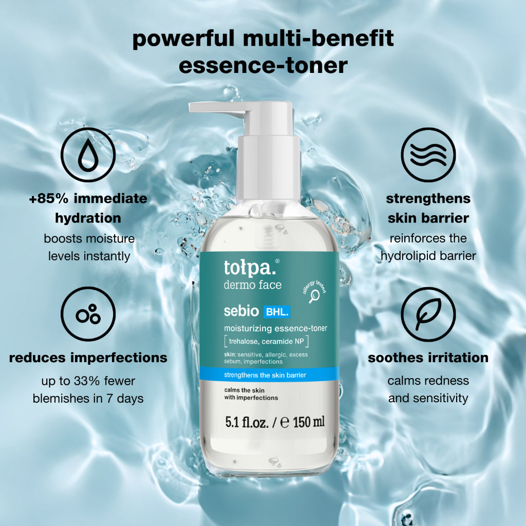 Tolpa Sebio BHL Repair Skincare Set | Cleanser | Essence | Serum | Moisturizer