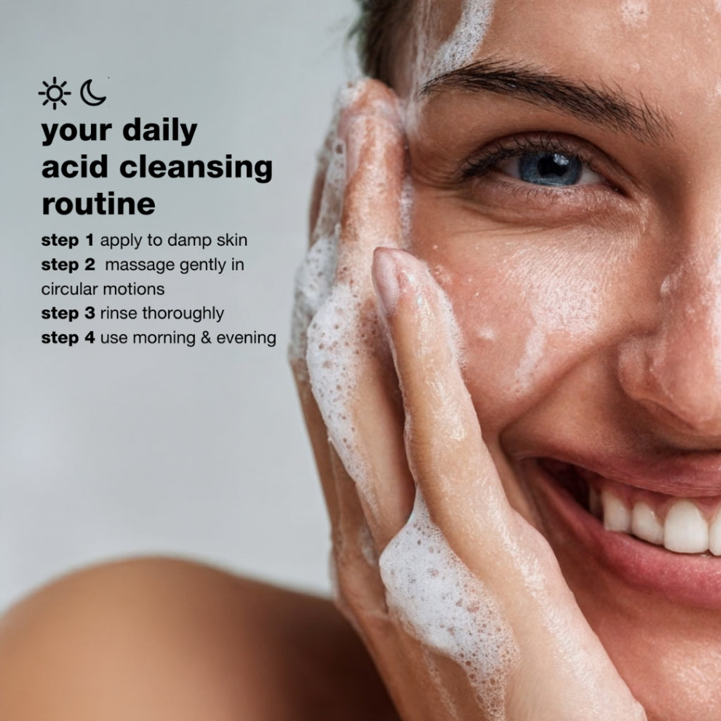 Tolpa Sebio+ AHA LHA Face Wash Gel 195ml | Acne Cleanser | Gentle Exfoliation