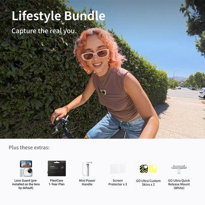 Insta360 GO Ultra Tiny Hands-Free 4K Cam