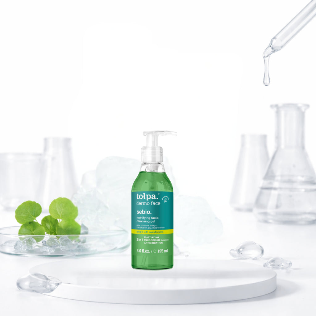 Tolpa Sebio. Oil Control Skincare Set | Cleanser | Micellar Water | Mattifying Cream