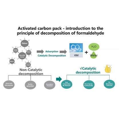 Nippon Paint Charcoal Dehumidifier Deodoriser Absorber Bag 10pcs Formaldehyde...