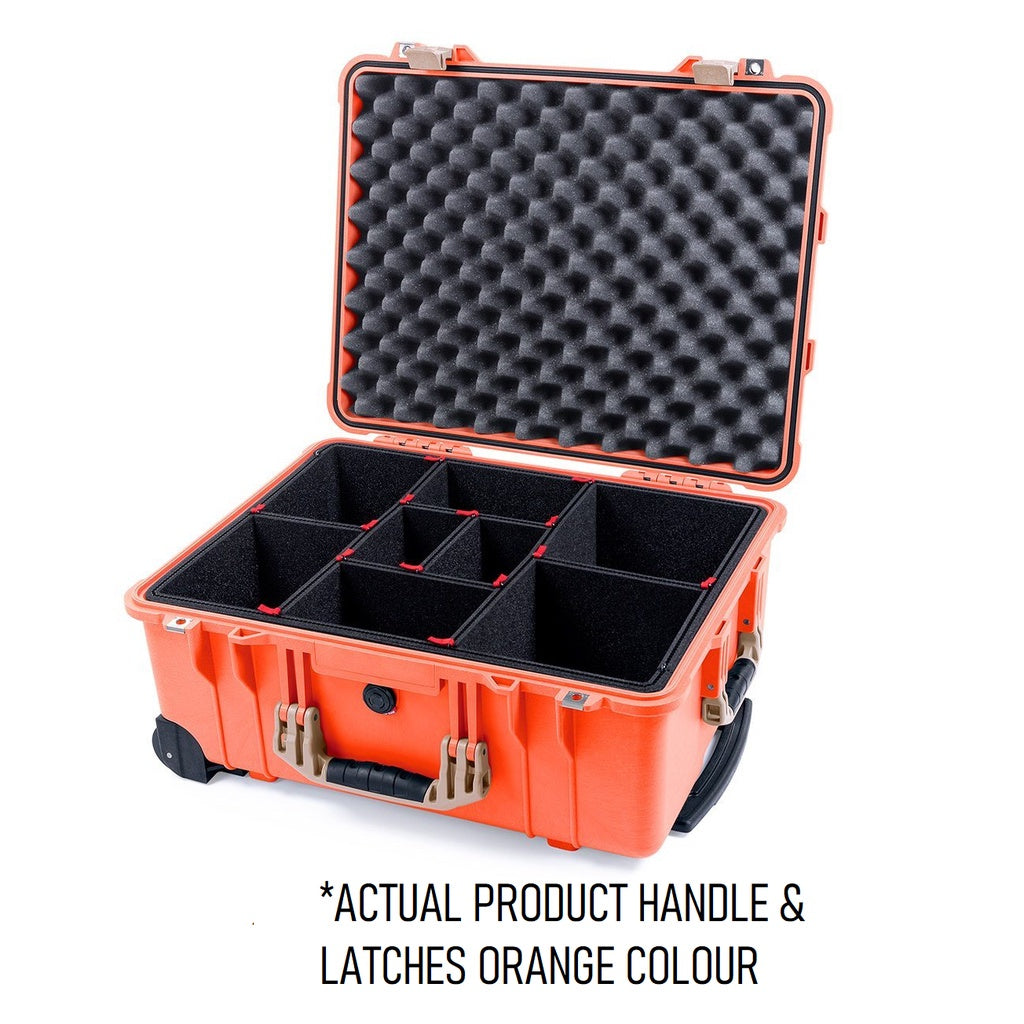 Pelican 1560 Wheeled Protector Case with Foam/Trekpak/Divider - Assorted Colours