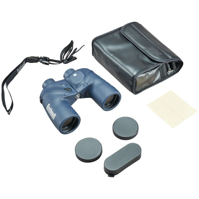 Bushnell 7x50 Marine Binoculars with Compass (Blue) (Model: 137500)
