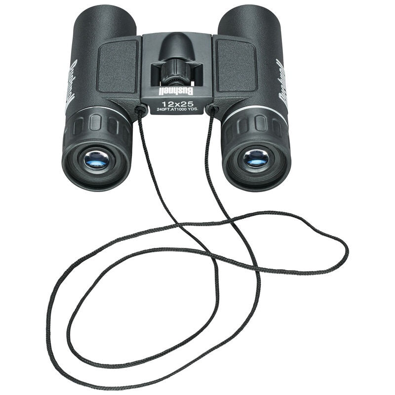 Bushnell PowerView 12x25mm Roof Prism Binoculars (Model:131225)