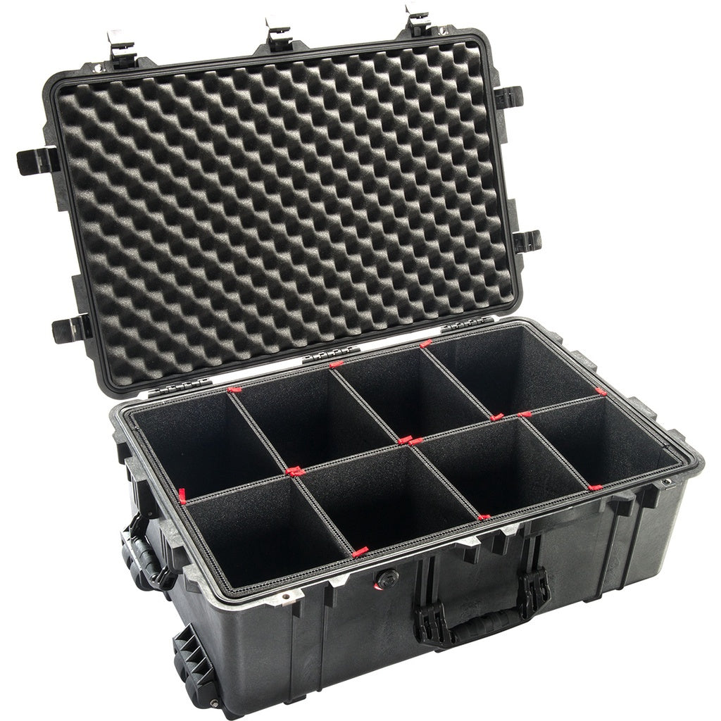 Pelican 1650 Wheeled Protector Case with Foam - Assorted Colour