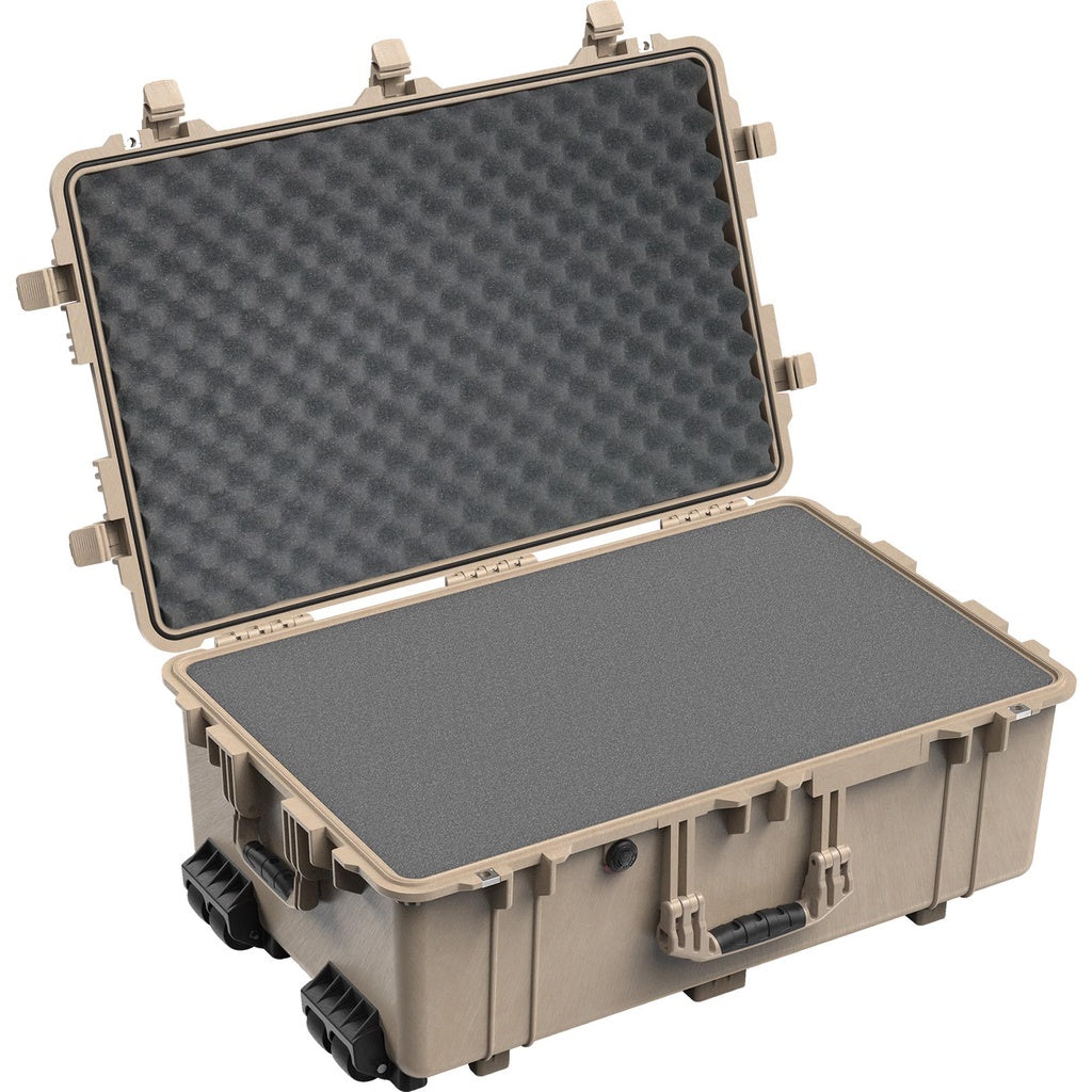Pelican 1650 Wheeled Protector Case with Foam - Assorted Colour